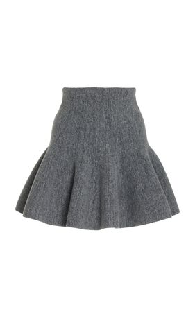 Ivy Wool-Blend Mini Skirt By Brandon Maxwell | Moda Operandi