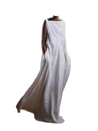 white wrap maxi dress