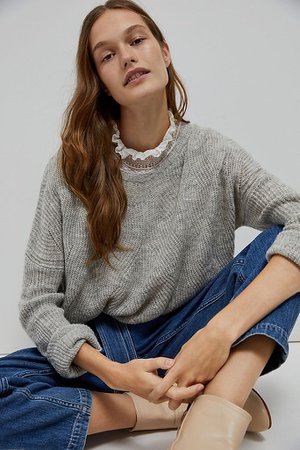 Keely Cable-Knit Sweater | Anthropologie