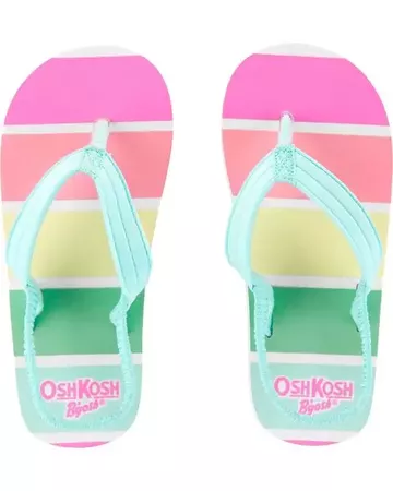 Baby Girl OshKosh Rainbow Flip Flops | OshKosh.com