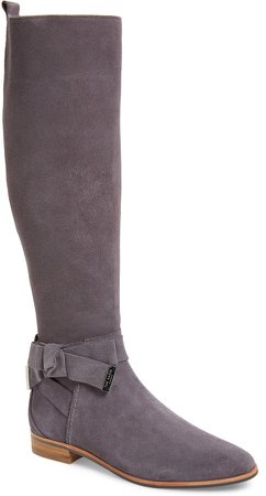 Sintial Knotted Strap Knee High Boot