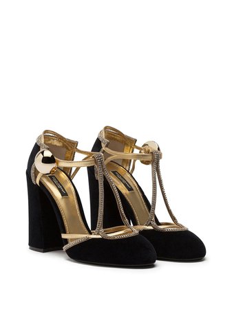 Dolce & Gabbana two-tone block-heel Pumps