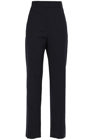Midnight blue Embroidered stretch-wool straight-leg pants | Sale up to 70% off | THE OUTNET | ACNE STUDIOS | THE OUTNET