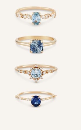 set of blue rings