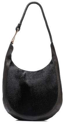 Brooke Calf Hair And Textured-leather Shoulder Bag