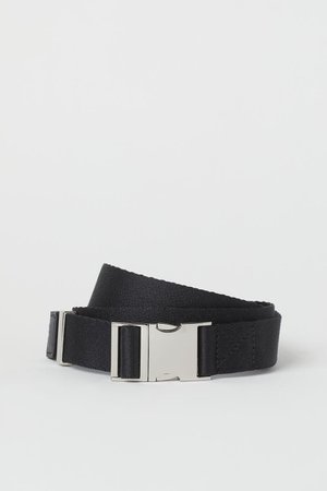 Fabric Belt - Black - Ladies | H&M US