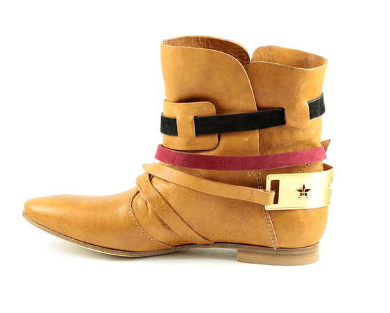 3247 Fabi Boots / Brown | Italian Designer Shoes | Rina's Store