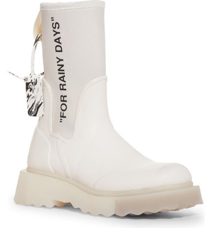 Off-White For Rainy Days Sponge Sole Chelsea Rain Boot | Nordstrom