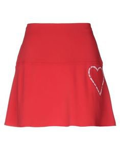 LOVE MOSCHINO Women's Mini skirt Red