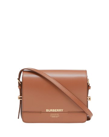 Burberry Horseferry Leather Shoulder Bag | Neiman Marcus