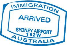 stamp immigration sydney australia