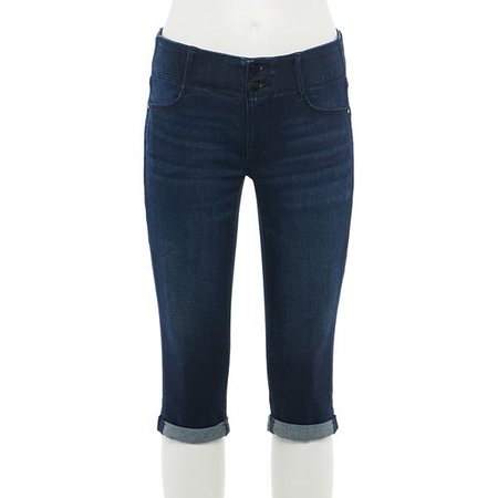Petite Apt. 9® Tummy Control Capri Jeans