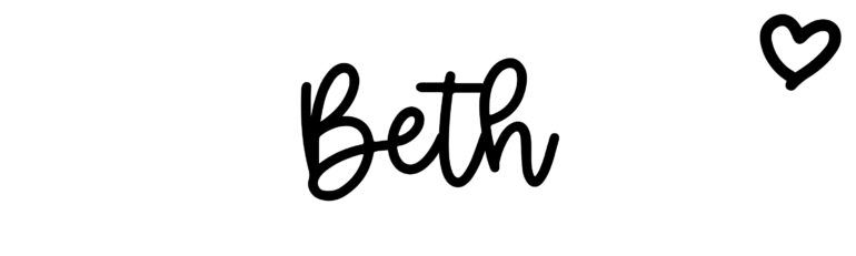 Beth - Click Baby Names