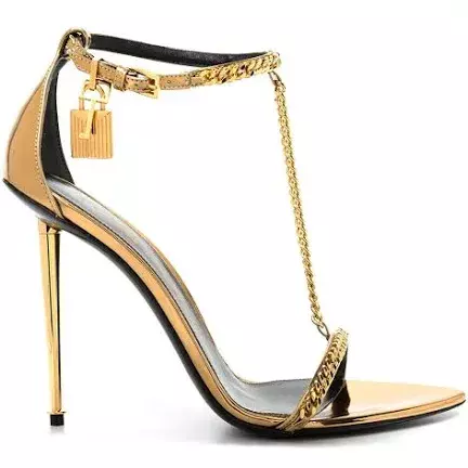 tom ford chain gold heel - Google Search