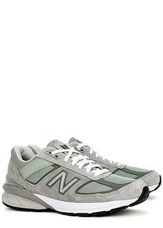 New Balance grey suede sneakers