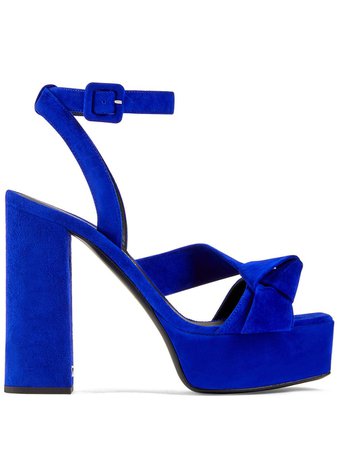 Blue Giuseppe Zanotti Laila 120mm platform sandals I000021001 - Farfetch