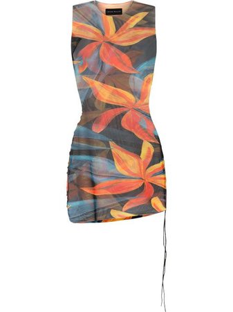 Louisa Ballou Heatwave Sheer Mini Dress - Farfetch