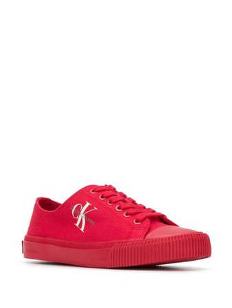 Calvin Klein Jeans low-top canvas sneakers