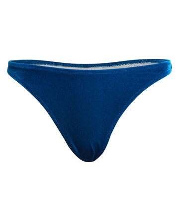 Solid & Striped | Morgan Velvet Bikini Bottoms | INTERMIX®