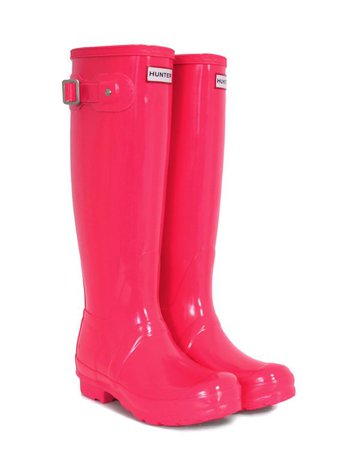 pink hunter boots