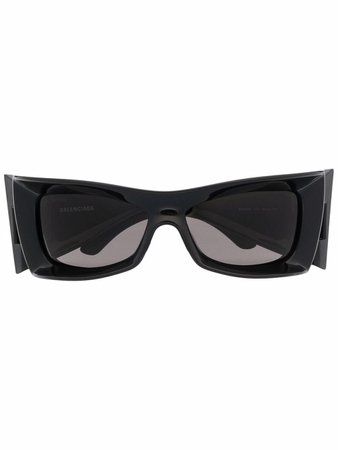 Balenciaga Eyewear BB0156S rectangle-frame sunglasses - FARFETCH