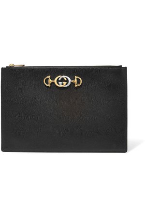 Gucci | Zumi embellished leather pouch | NET-A-PORTER.COM