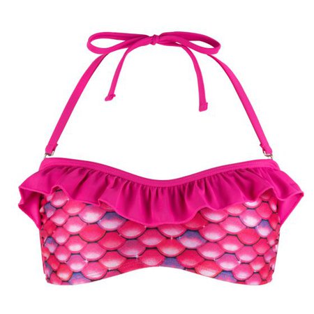 Mermaid Bikini Top | Fin Fun’s Malibu Pink Bandeau Bikini Top
