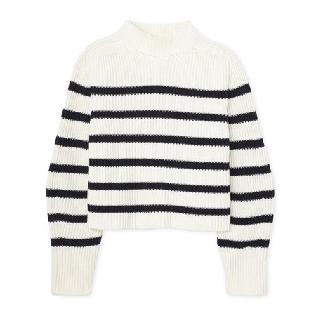 Lucy Striped Funnel-Neck Sweater | G. Label - Goop Shop