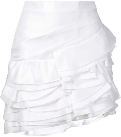 layered ruffle skirt