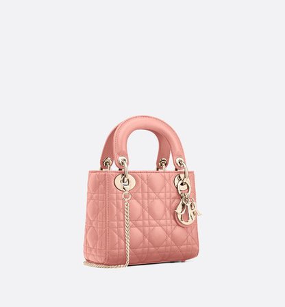 Mini Lady Dior lambskin bag - Bags - Woman | DIOR