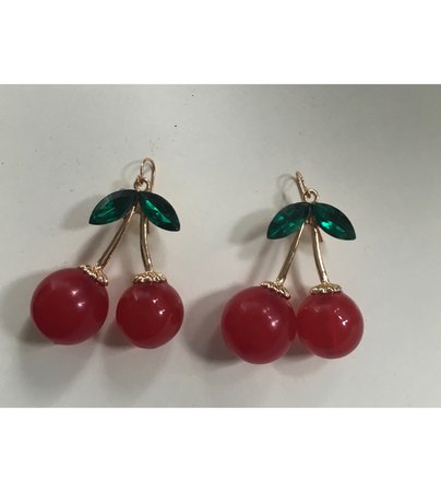 Retro Cherry Earrings