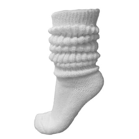 white slouch socks