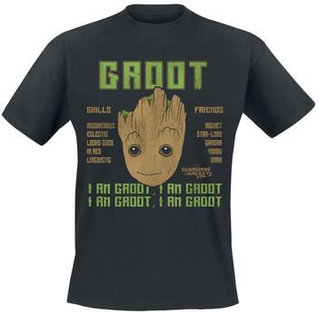 Groot Skills | Guardians Of The Galaxy T-Shirt | EMP