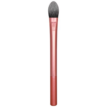 Real Techniques Brightening Concealer Makeup Brush, Face Brush For Eye Cream and Concealer, Covers Blemishes, Imperfections, and Dark Circles, Pink Face Brush, 1 Count – RealTechniques.com