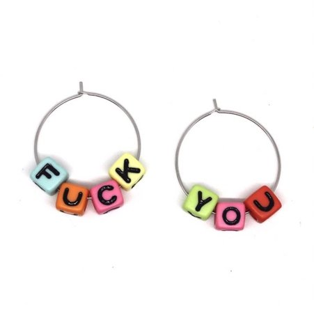 fuck you earrings