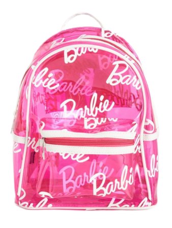 transparent barbie backpack