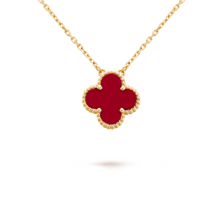 red clover necklace