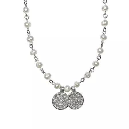 Pearl Coins Necklace | MHART | Wolf & Badger