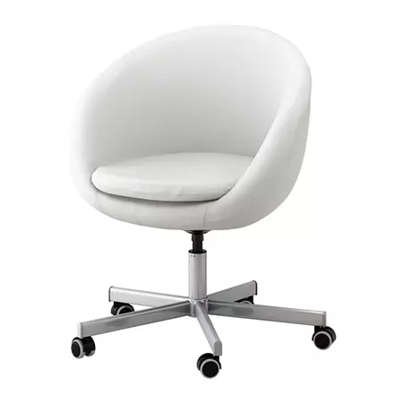 SKRUVSTA Swivel chair - Idhult white - IKEA