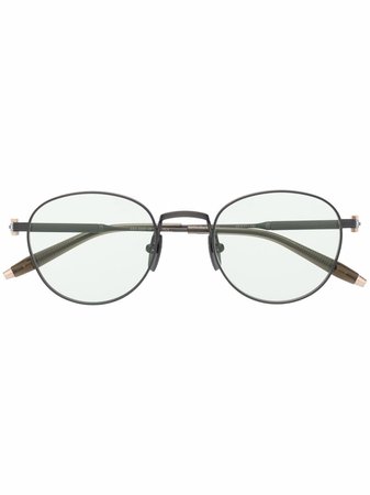 Akoni Pioneer round-frame Glasses - Farfetch