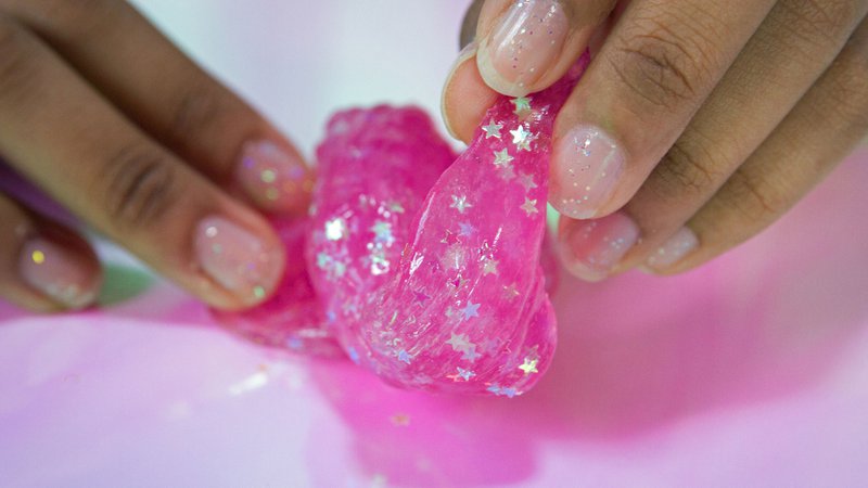Brown Hands making Pink slime