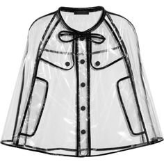 Burberry Prorsum Transparent Raincoat.