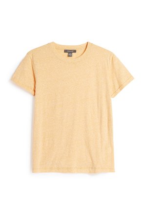 Primark Yellow Top tshirt t-shirt Shirt Orange