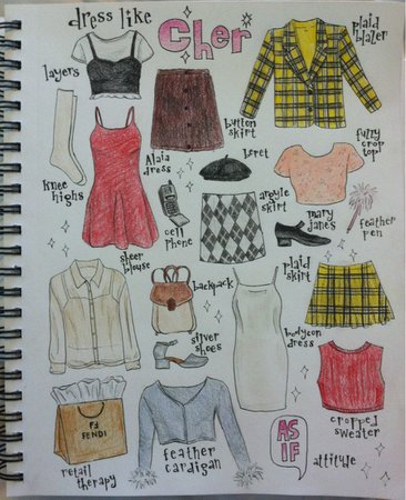vogue-ing: Cher Horowitz of Clueless inspired... - Totally Buggin' - a 90's girl retrospective.