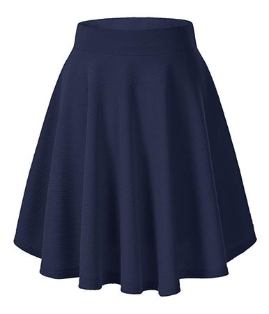 Urban CoCo Women's Basic Solid Pleated Mini Skate Skirt Versatile Stretchy (L, Wine red-Long-1): Amazon.ca: Gateway