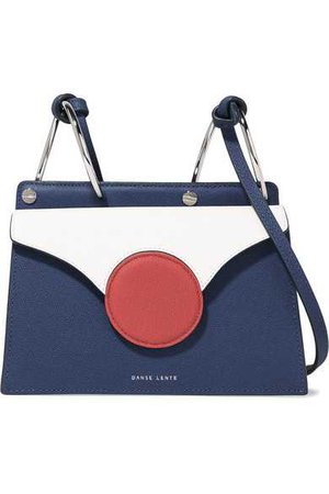 Danse Lente | Phoebe mini color-block textured-leather shoulder bag | NET-A-PORTER.COM