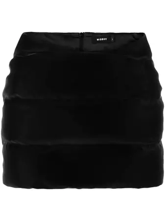MISBHV Puffer Trinity Latex Padded Miniskirt - Farfetch