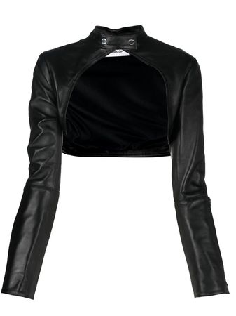 AMBUSH Leather Bolero Jacket - Farfetch