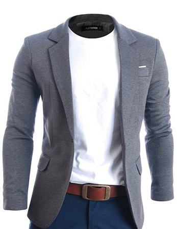 FLATSEVEN Mens Fit Casual Premium Blazer Jacket at Amazon Men’s Clothing store: Blazers And Sports Jackets
