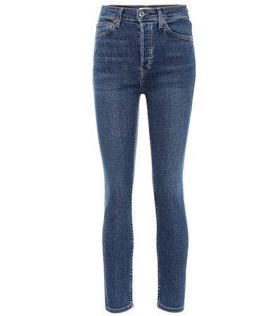 Ultra Stretch cropped skinny jeans